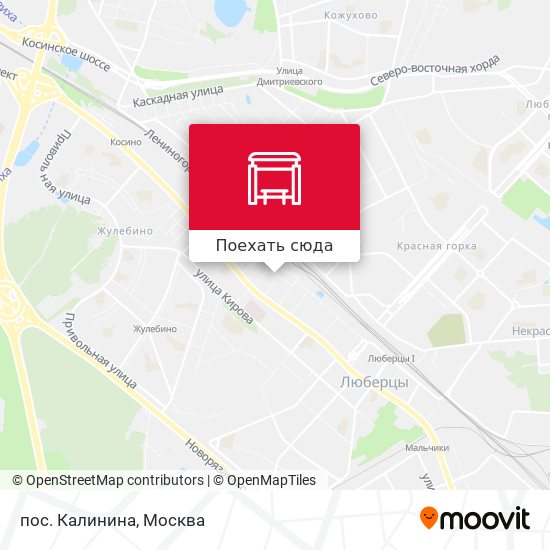 Карта пос. Калинина