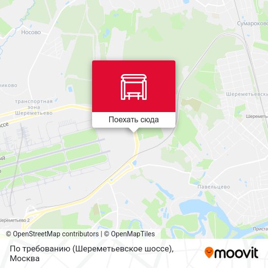 Карта По требованию (Шереметьевское шоссе)