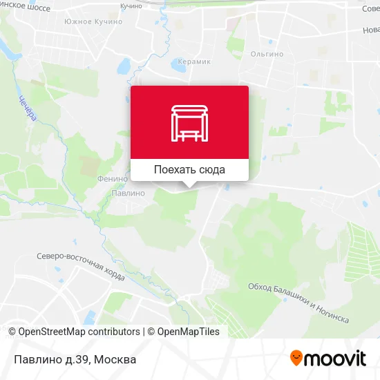 Карта Павлино д.39