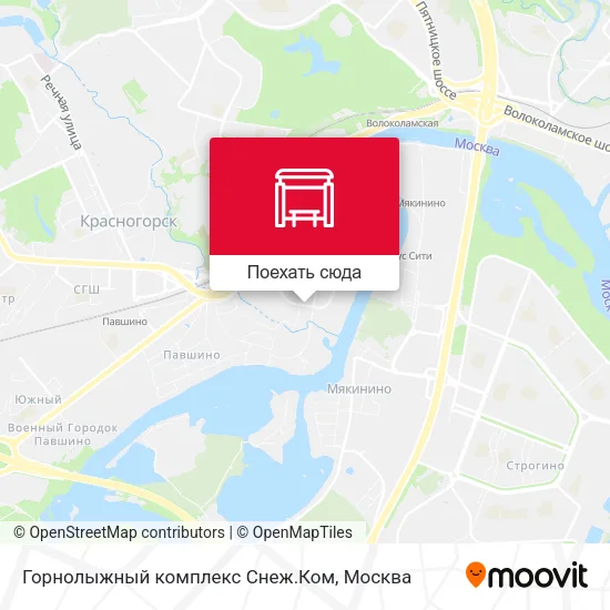 Карта Горнолыжный комплекс Снеж.Ком