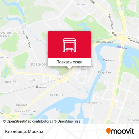 Карта Кладбище