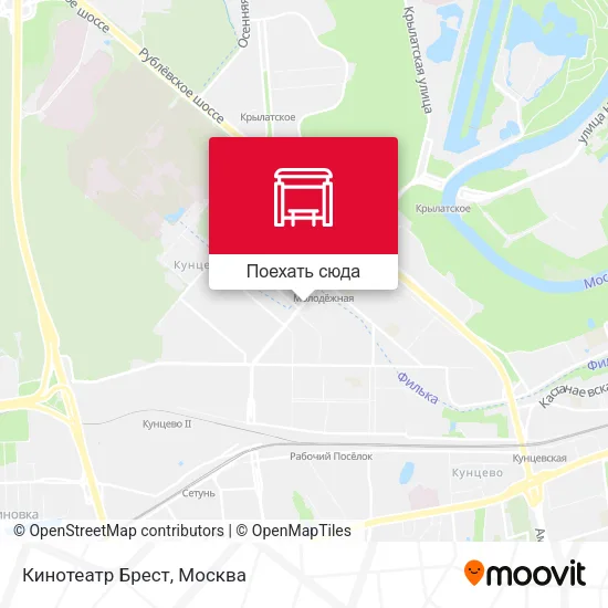 Карта Кинотеатр Брест