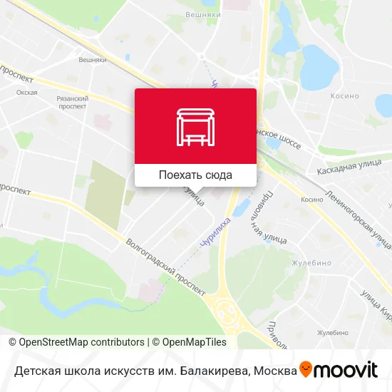Карта Детская школа искусств им. Балакирева