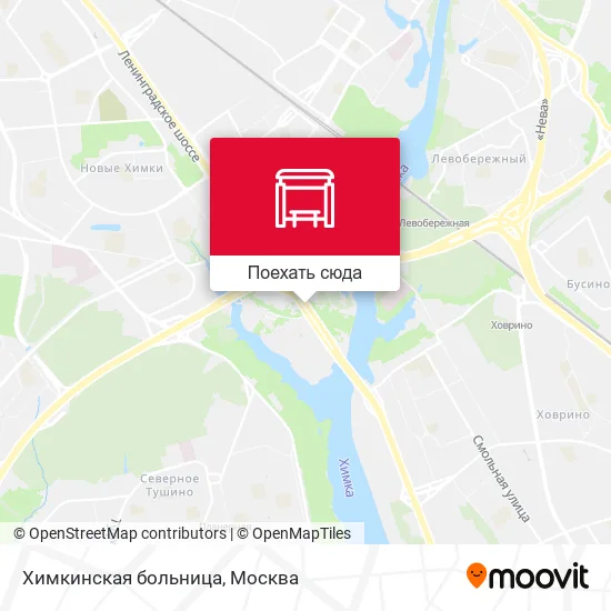Карта Химкинская больница