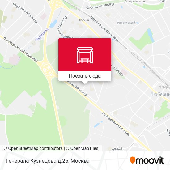 Карта Генерала Кузнецова д.25
