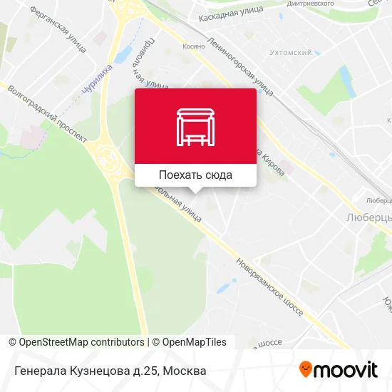 Карта Генерала Кузнецова д.25