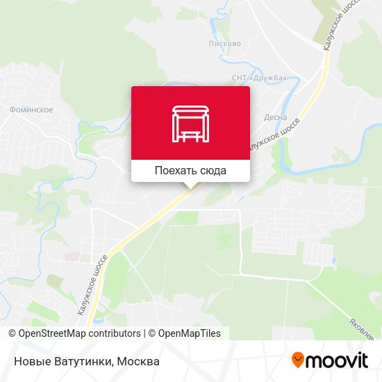 Карта Новые Ватутинки
