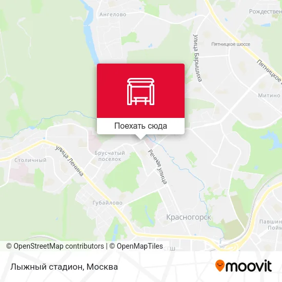 Карта Лыжный стадион