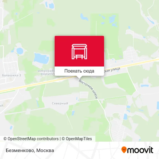Карта Безменково