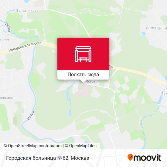 Карта Городская больница №62