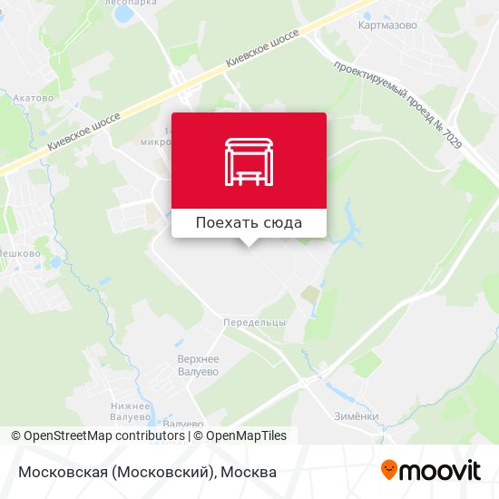 Карта Московская (Московский)