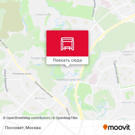Карта Поссовет