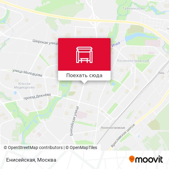 Карта Енисейская
