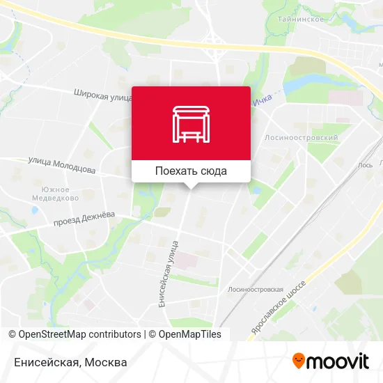 Карта Енисейская