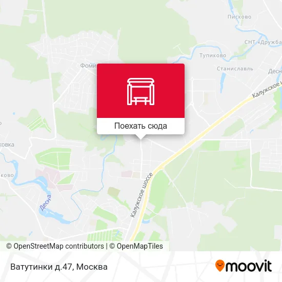 Карта Ватутинки д.47