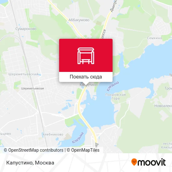 Карта Капустино