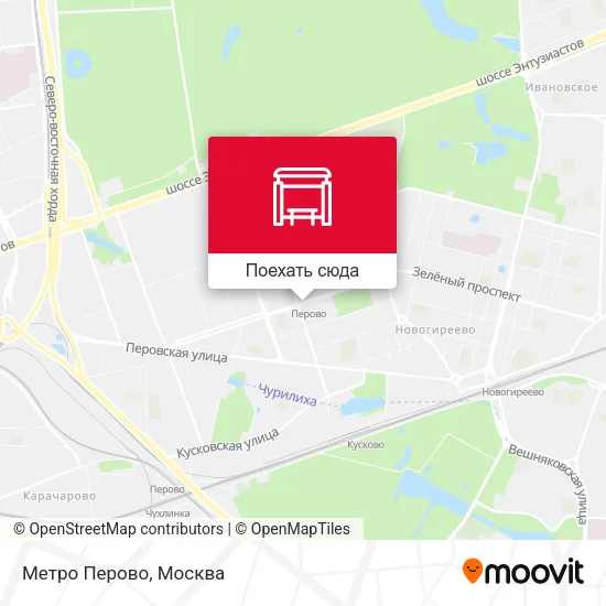 Карта Метро Перово
