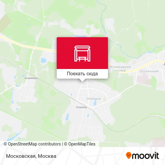Карта Московская