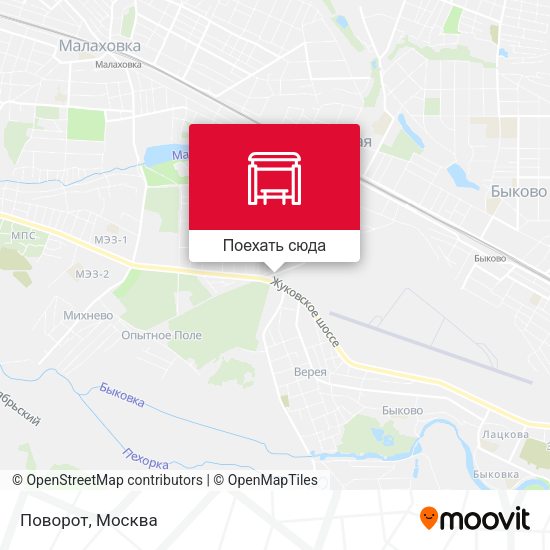Карта Поворот