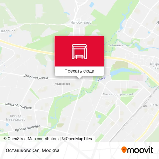 Карта Осташковская