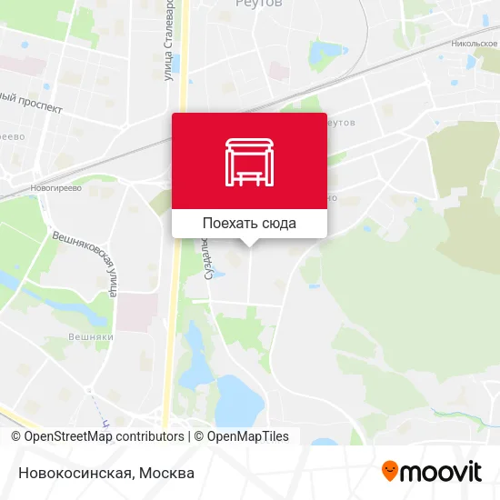 Карта Новокосинская
