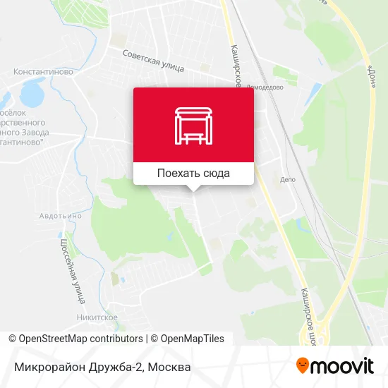 Карта Микрорайон Дружба-2
