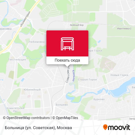 Карта Больница (ул. Советская)