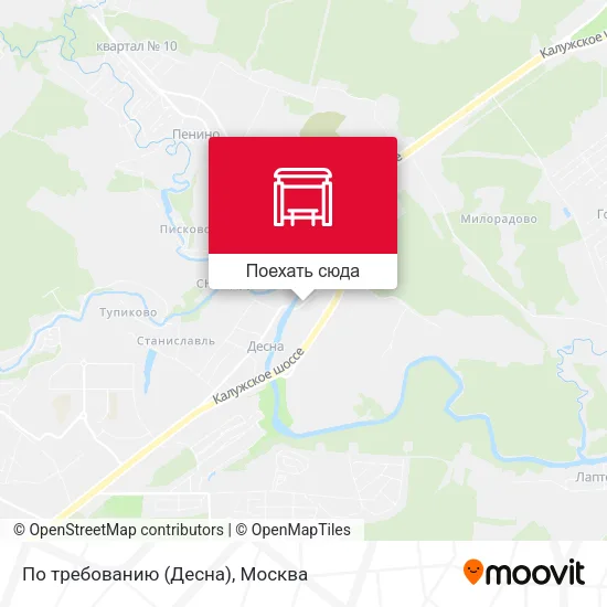 Карта По требованию (Десна)