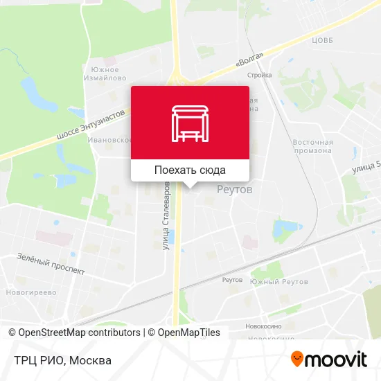 Карта ТРЦ РИО