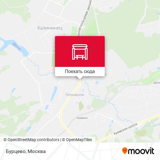 Карта Бурцево