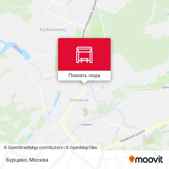 Карта Бурцево