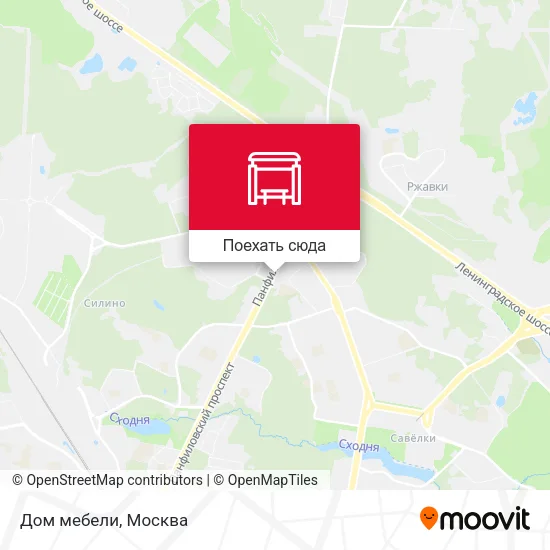 Карта Дом мебели