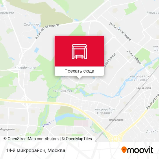 Карта 14-й микрорайон