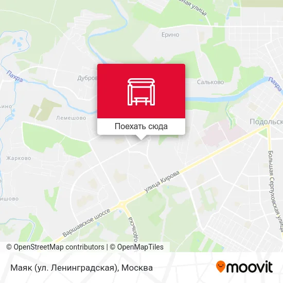 Карта Маяк (ул. Ленинградская)