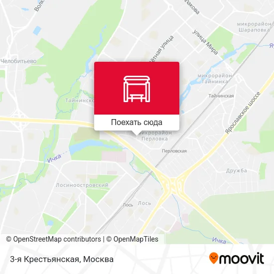 Карта 3-я Крестьянская