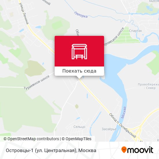Карта Островцы-1 (ул. Центральная)