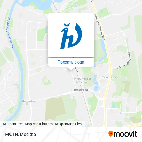 Карта МФТИ