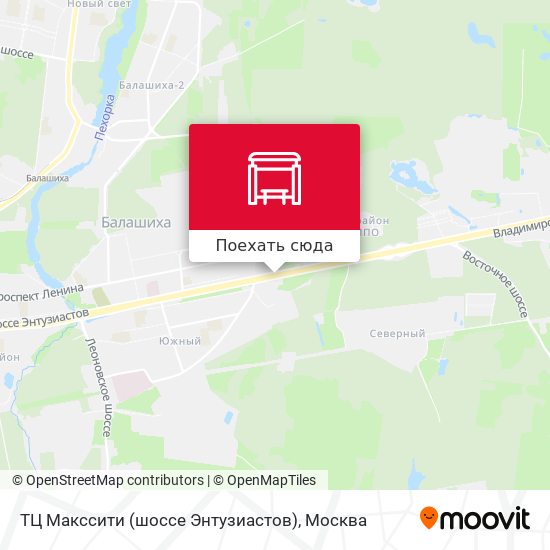 Карта ТЦ Макссити (шоссе Энтузиастов)