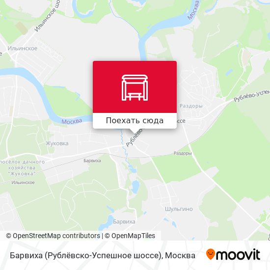 Карта Барвиха (Рублёвско-Успешное шоссе)