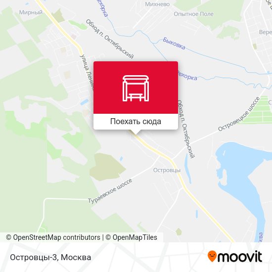 Карта Островцы-3