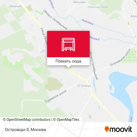 Карта Островцы-3