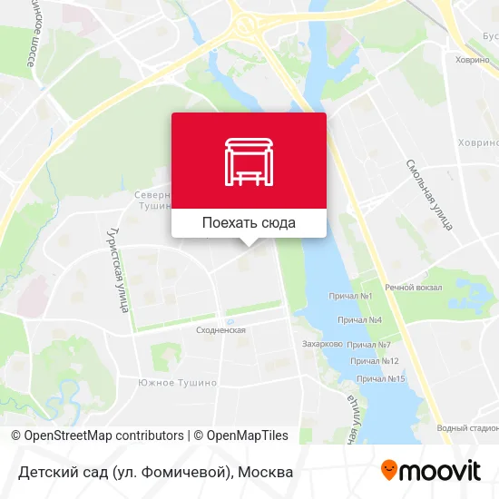 Карта Детский сад (ул. Фомичевой)