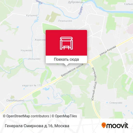 Карта Генерала Смирнова д.16