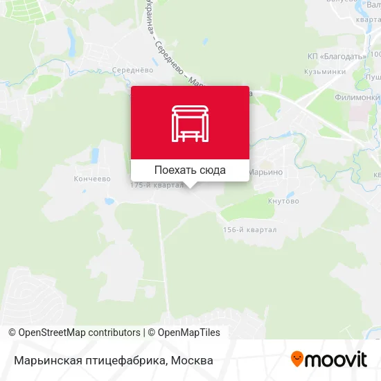 Карта Марьинская птицефабрика