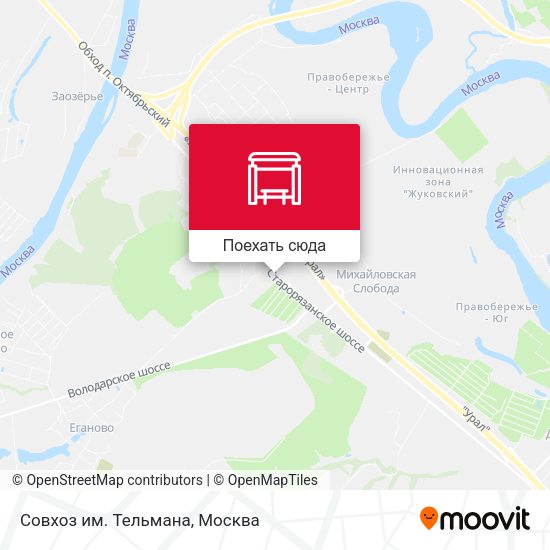 Карта Совхоз им. Тельмана