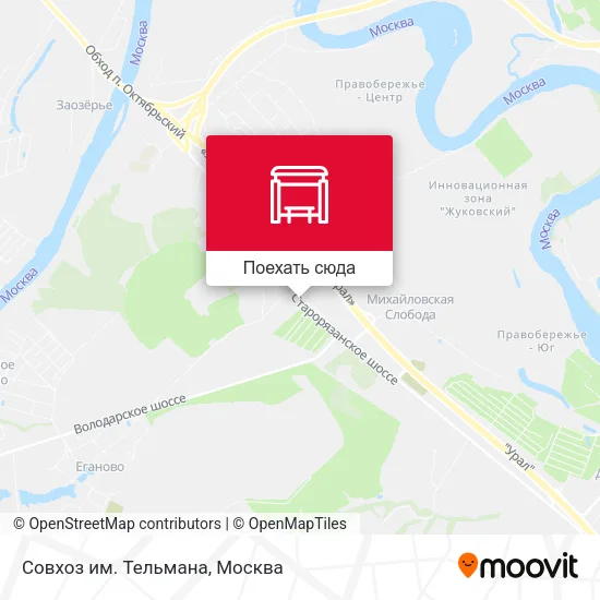 Карта Совхоз им. Тельмана