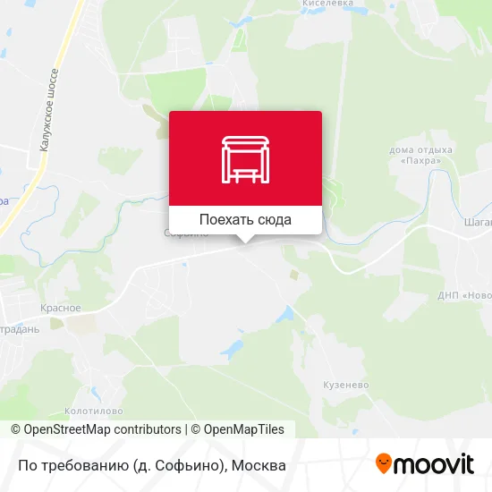 Карта По требованию (д. Софьино)