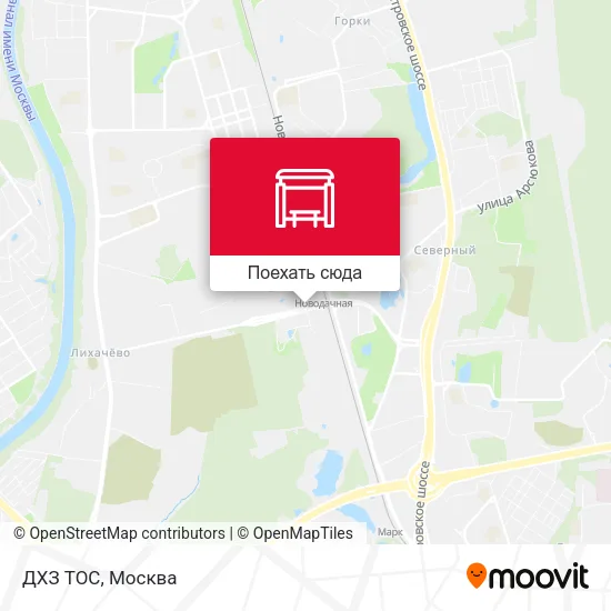 Карта ДХЗ ТОС