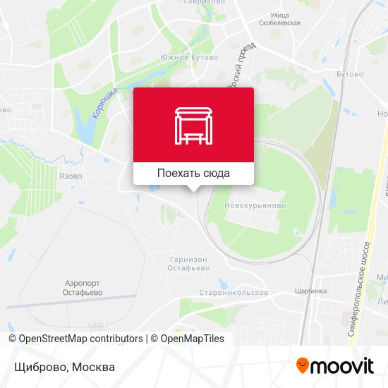 Карта Щиброво