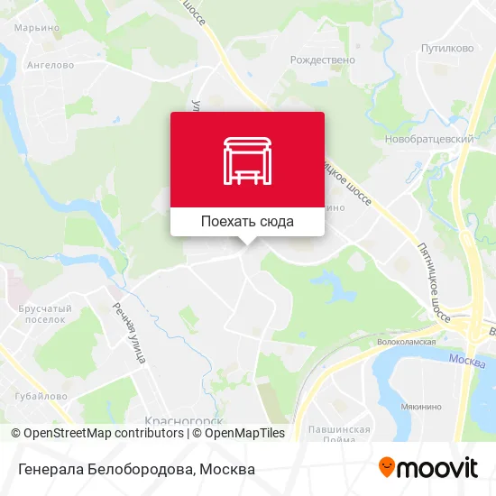 Карта Генерала Белобородова